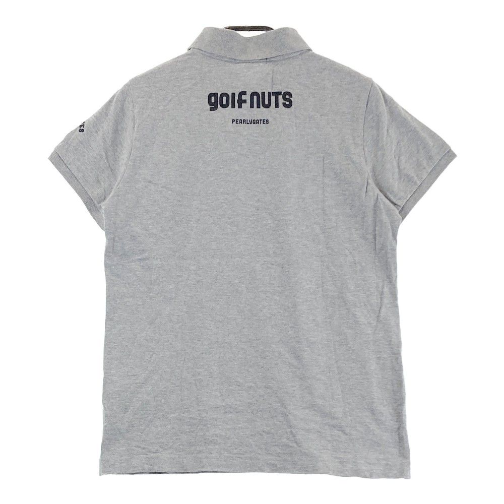 サイズ：1 PEARLY GATES パーリーゲイツ 半袖ポロシャツ 30周年 グレー
