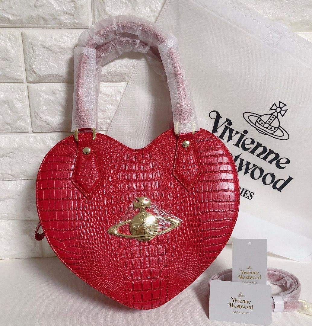 ラスト!超希少【新品未使用】Vivienne Westwood 2way クロ型押し 金