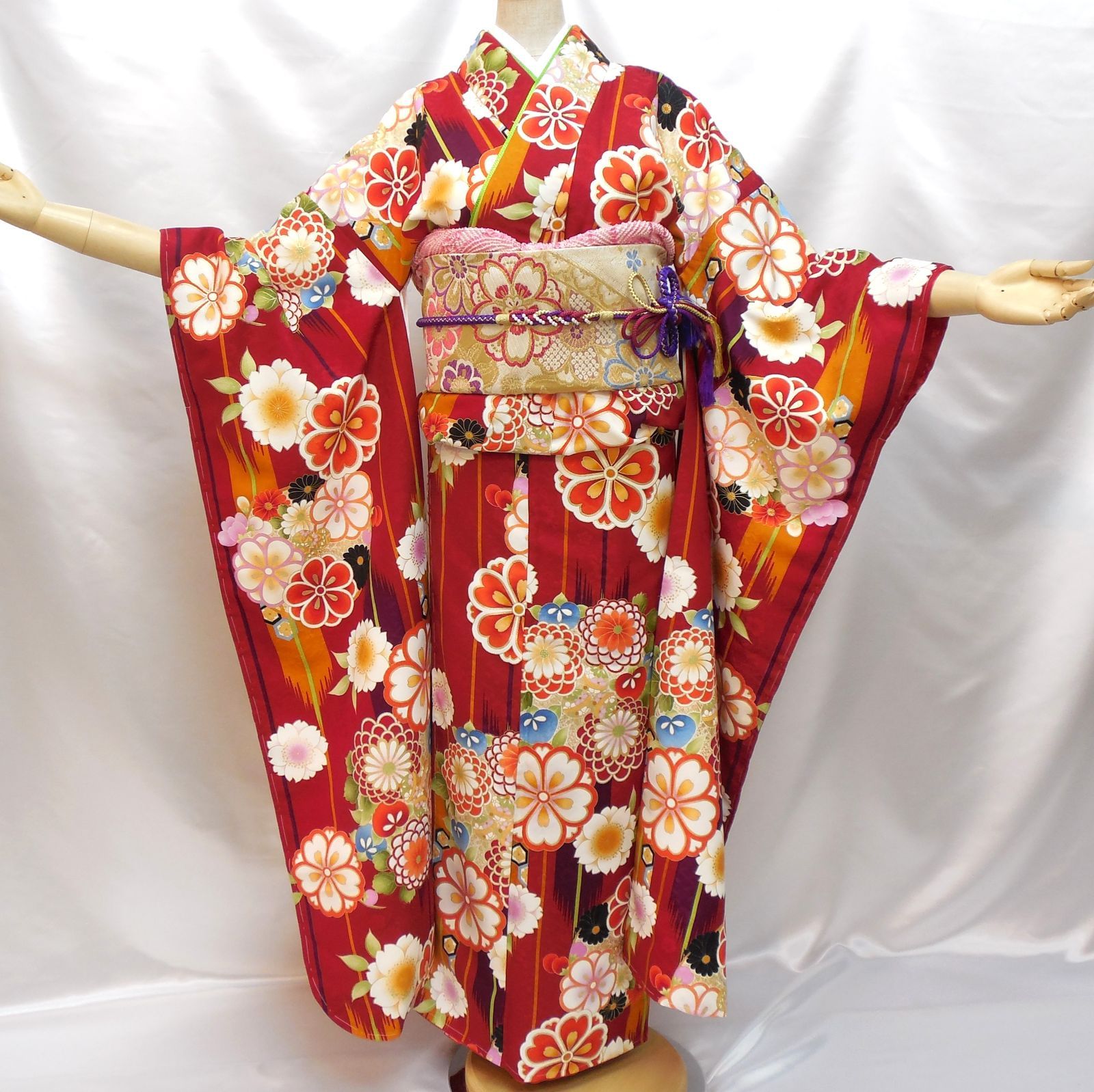 フォロワ割】お値下げ☆未使用品☆洗える振袖 振袖フルセット