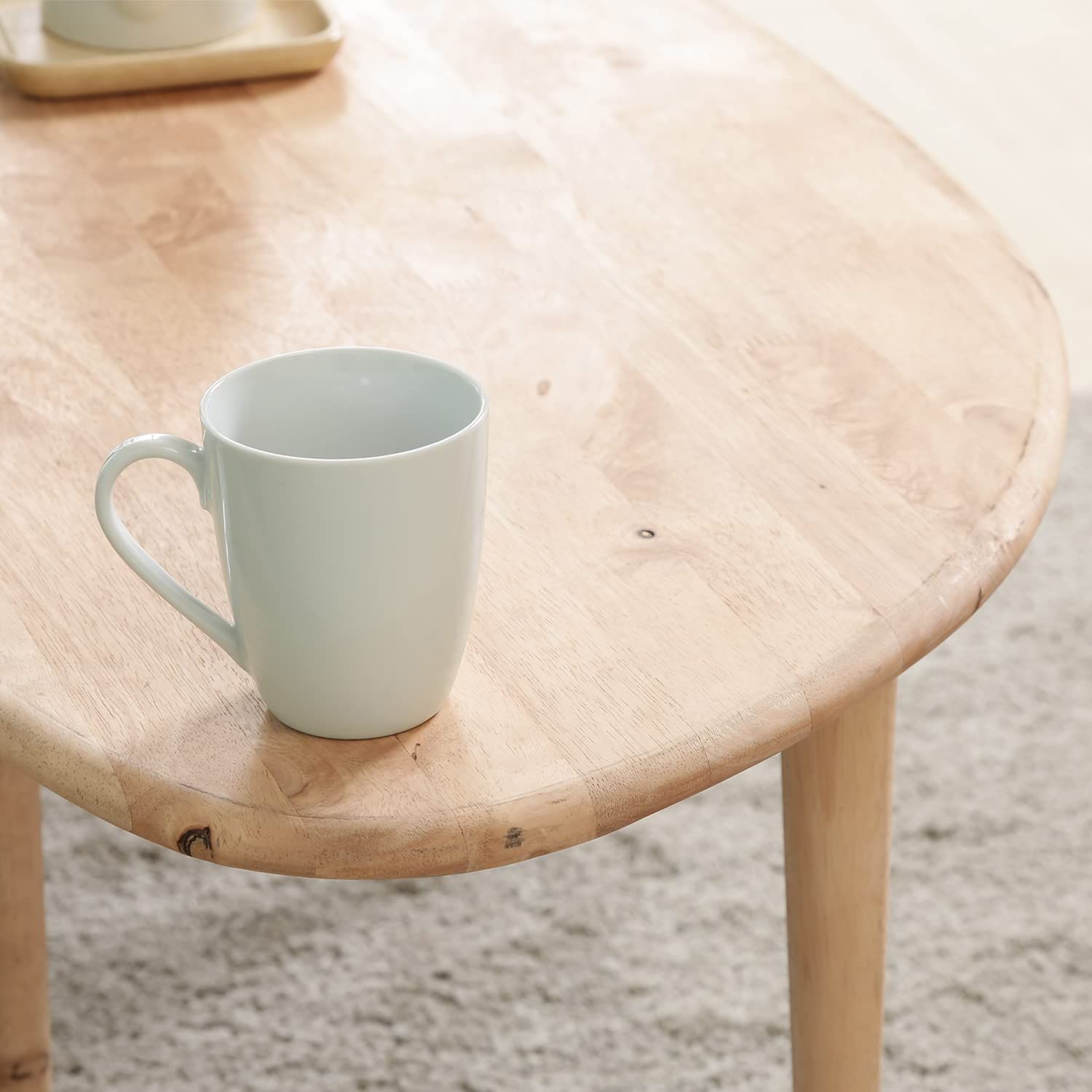 数量 COFFEE 2個セット 天然木 Natural ナチュラル 幅114cm Signature リビングテーブル ローテーブル 37004 不二貿易 Fujiboeki