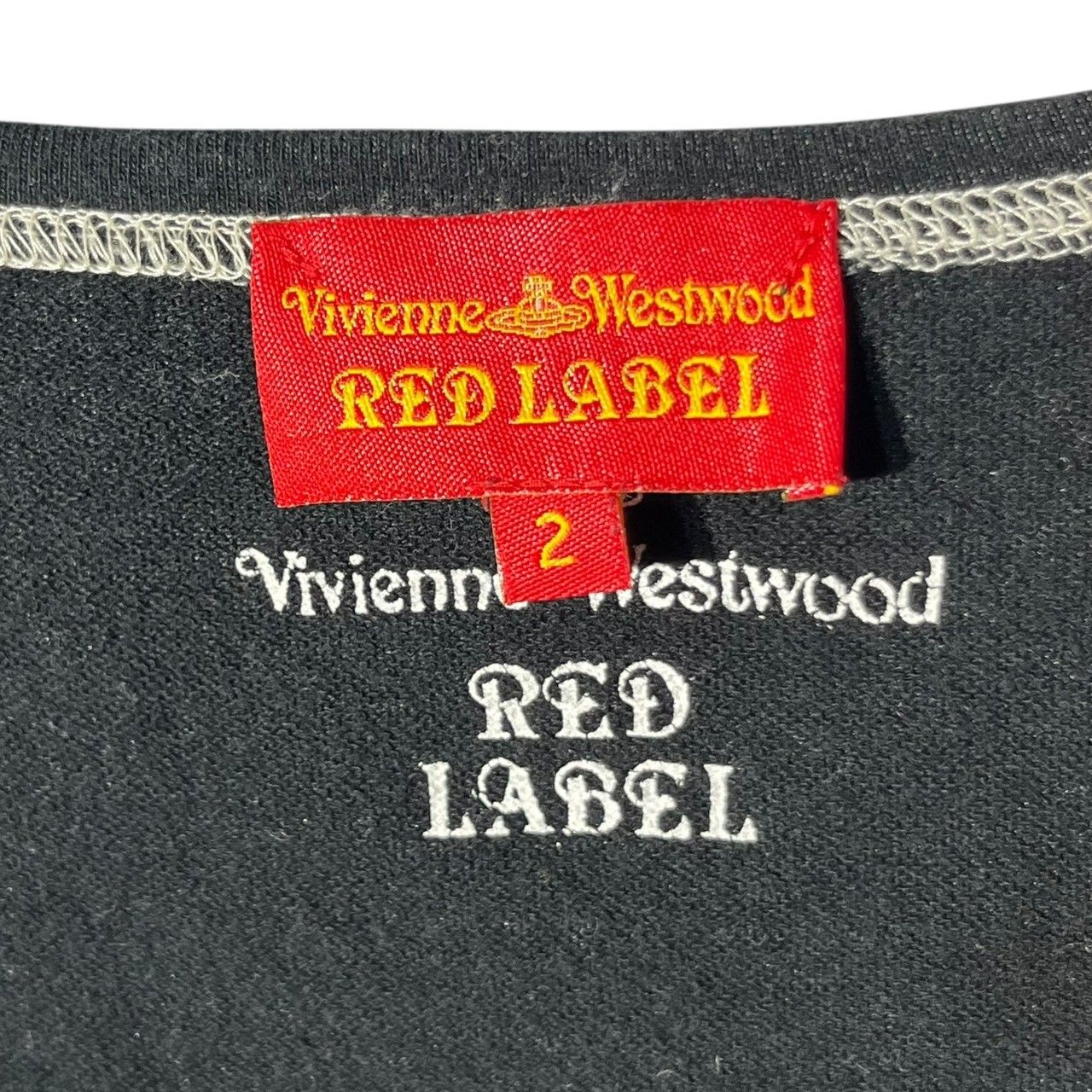 Vivienne Westwood RED LABEL(ヴィヴィアンウエストウッドレッドレーベル) 00's 鳥プリント 半袖 ボタンカットソー 357-01-34047 2(M) ブラック オリゾンティ Vivienne Westwood RED LABEL(ヴィヴィアンウエストウッドレッド