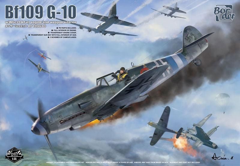 ボーダーモデル 1|35 メッサーシュミット Bf109G-10 スケールモデル ミリタリープラモデル 模型