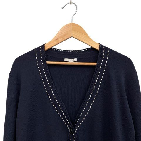 トゥービーシック トゥービーシック TO BE CHIC ニットカーディガン ステッチ