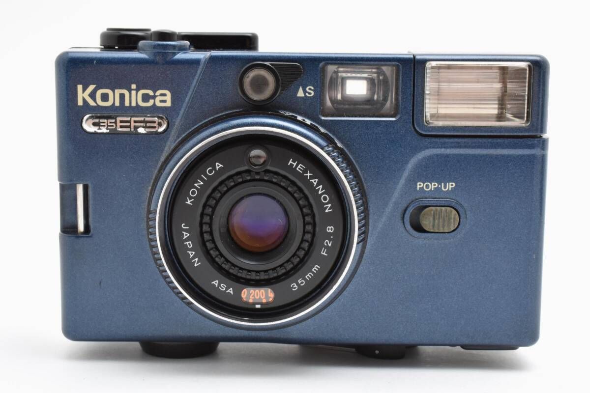 ☆ジャンク☆ コニカ Konica C35 EF3 HEXANON 35mm F2.8 レッド