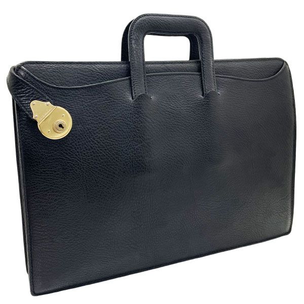 バーバリー ブリーフケース レザー 革 ブラック 黒 BURBERRY ビジネスバッグ 書類バッグ ハンドバッグ トートバッグ 手提げ バッグ バック カバン 鞄 メンズ 紳士 男性