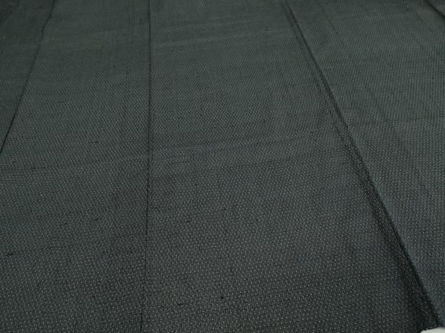 平和屋着物▽男性 本塩沢 単衣 90亀甲 亀甲文 正絹 逸品 DAAV9620sf 