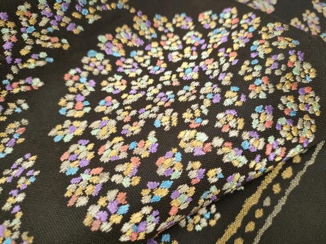 平和屋本店□極上 訪問着 駒刺繍 吉祥花丸文 暈し染め 金彩