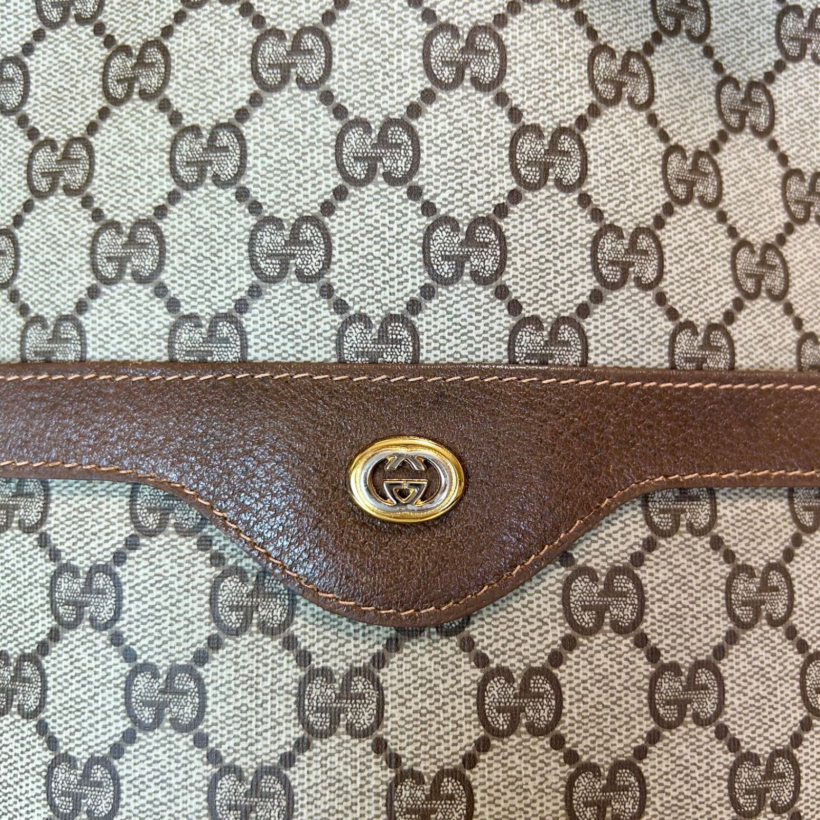 グッチ　ビンテージ　トートバッグ/ GUCCI Vintage Shoulder Tote Bag Sherry Line