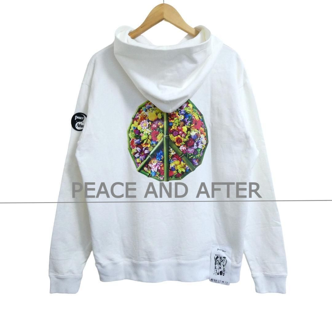 美品 PEACE AND AFTER ピースアンドアフター 東信 コラボ パーカー 
