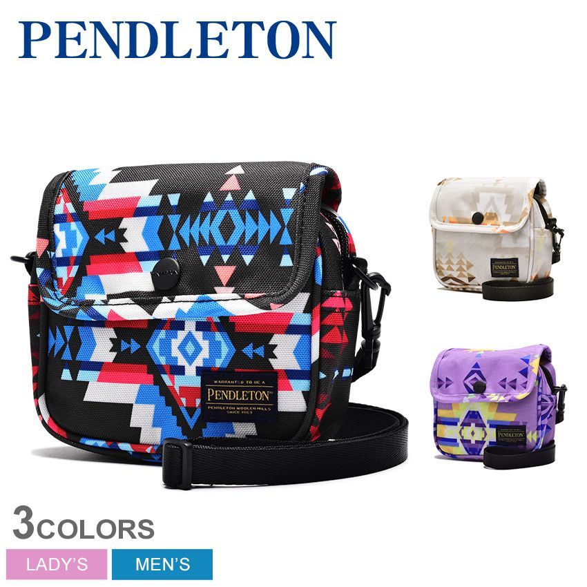 ペンドルトン バッグ PDT-000-231024 レディース メンズ フラップミニショルダー PENDLETON カラー:02.ラベンダー 品番：6642-0018