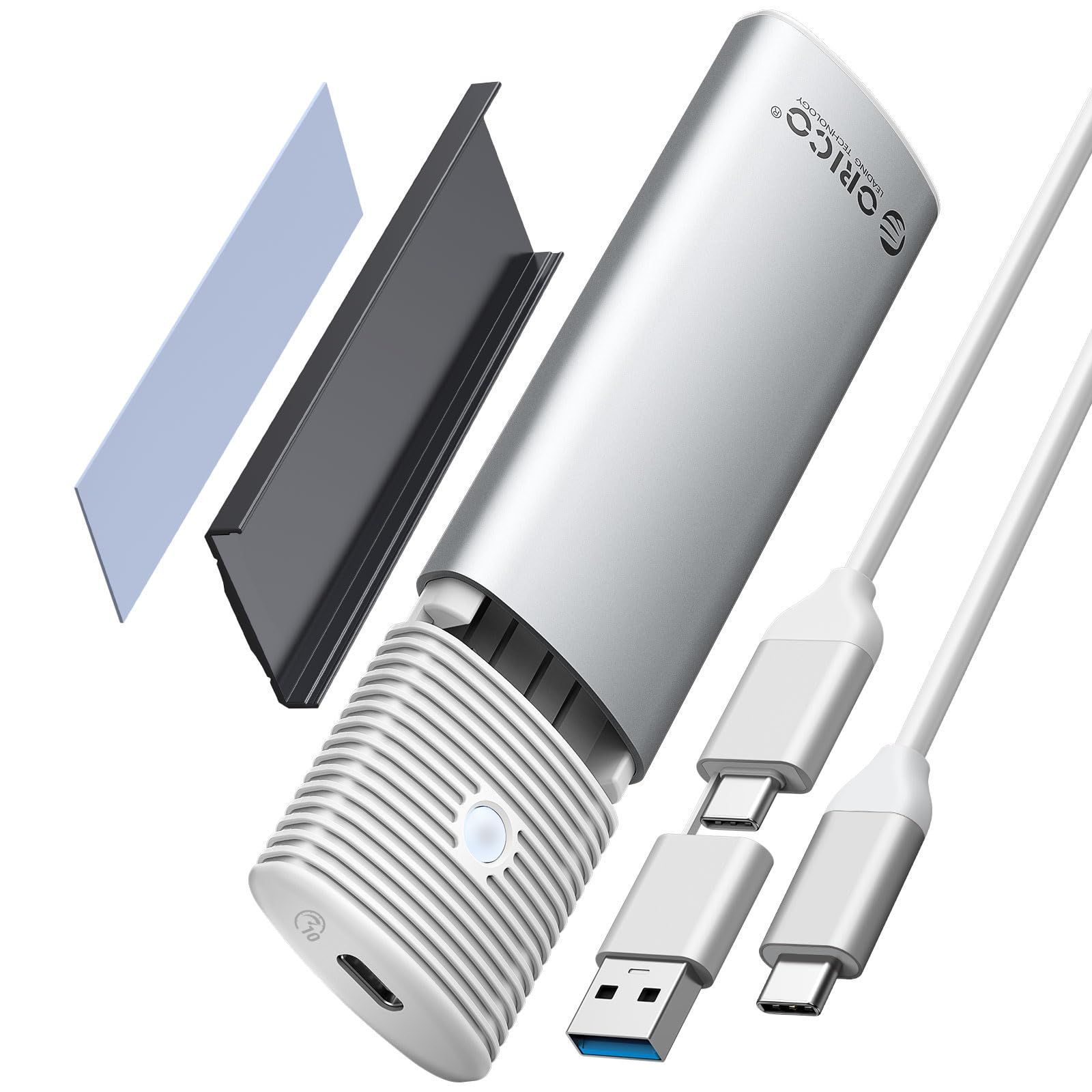 【人気商品】SSD ケース NVMe / SATA 両対応 SSD USB3.2 Gen2 10Gbps NVME M2 5Gbps NGFF SATA PCIe M-Key(B+M 外付けケース Key) 2230/2242/2260/2280 SSD対応