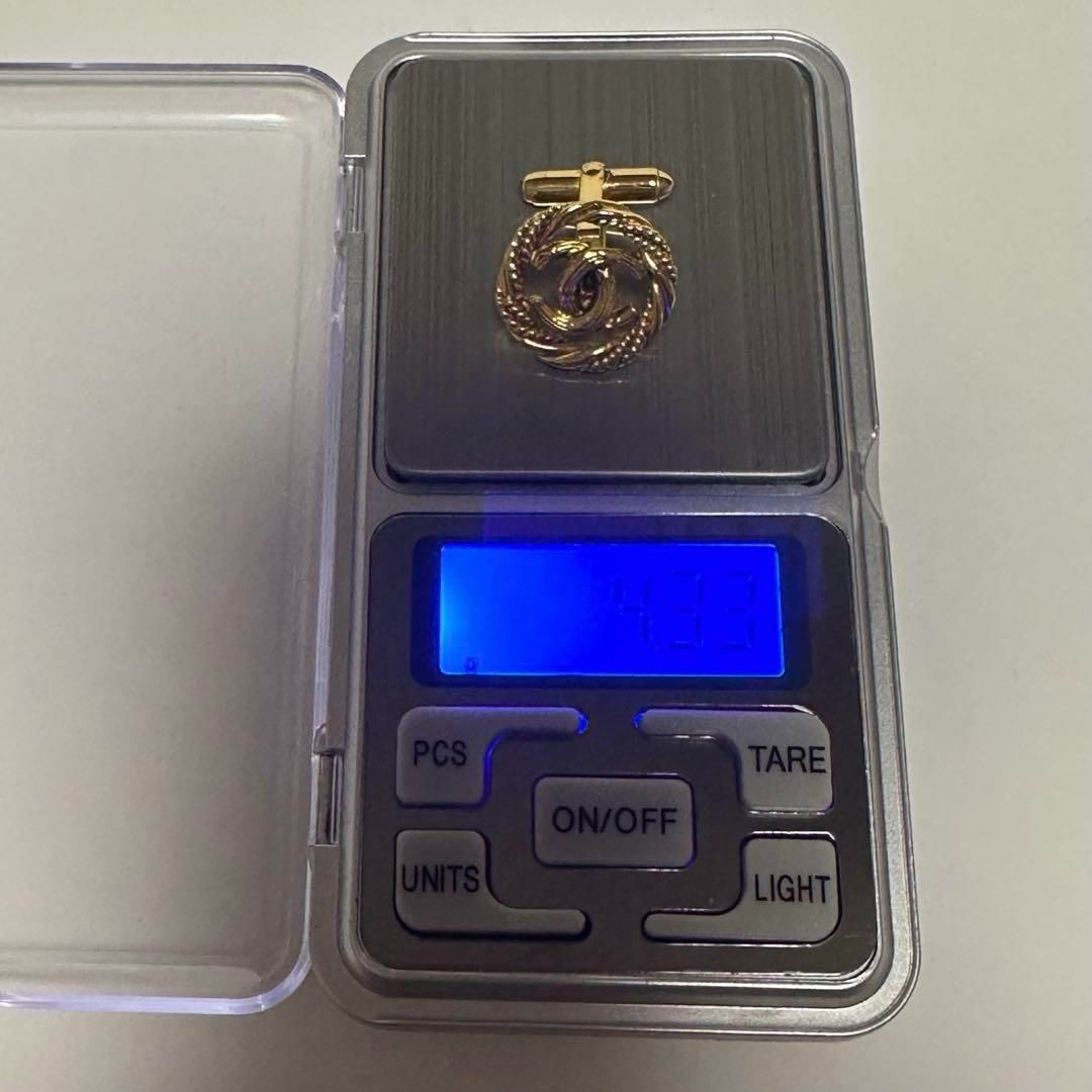 シャネル CHANEL カフスボタン カフスリンク ココマーク GP ゴールド