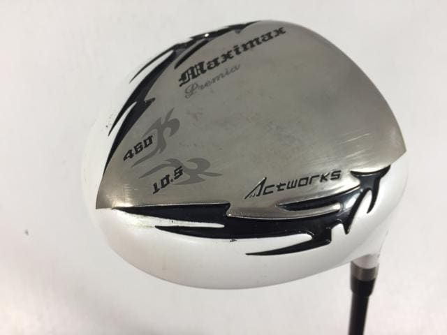 返品OK 【中古ゴルフクラブ】ワークス ゴルフ マキシマックス 460 プレミア ドライバー 2011 (高反発) ワークテック V-SPEC α2 1W