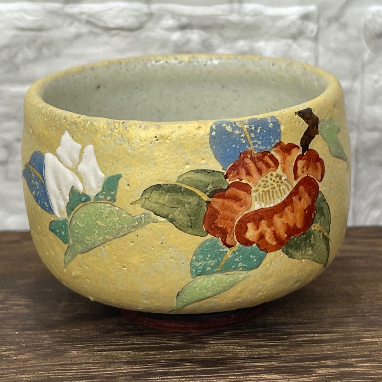 酒器 九谷 金彩 ぐい呑 骨董品 - メルカリ