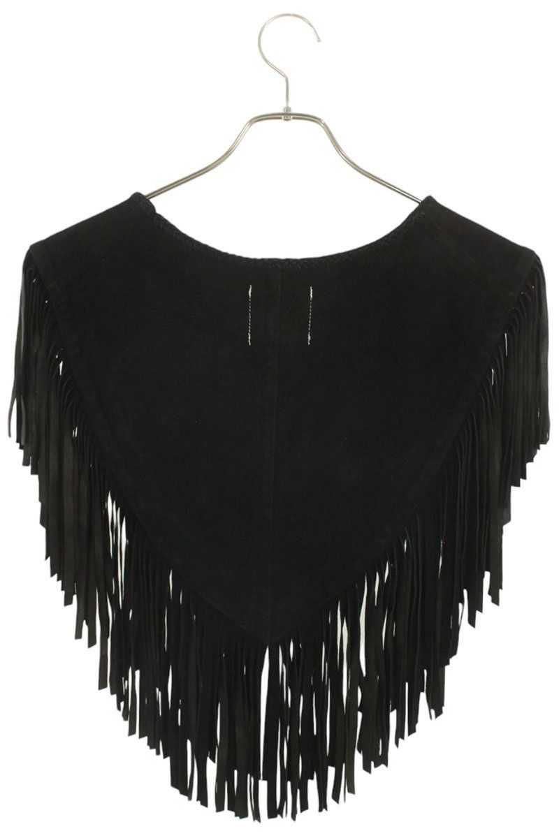 細部にこだわった タカヒロミヤシタザソロイスト 0036AW17 フリンジレザーベスト メンズ