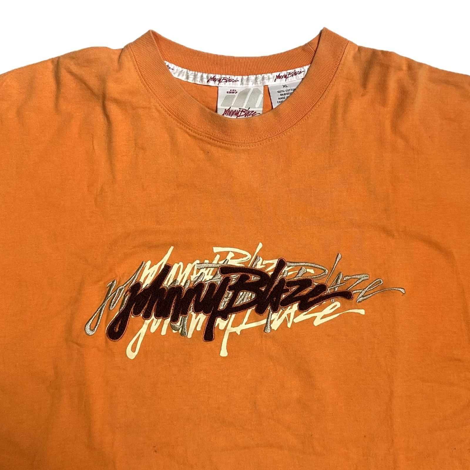 JOHNNY BLAZE ジョニーブレイズ ブランドロゴ Tシャツ XL - メルカリ