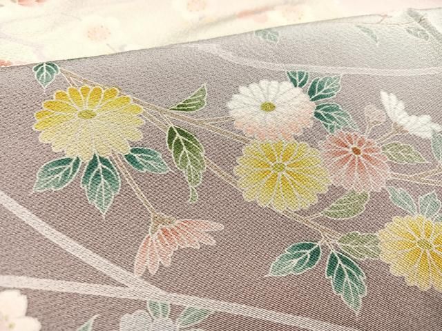 平和屋着物○訪問着 枝花文 暈し染め 正絹 逸品 AAAW4440ph 平和