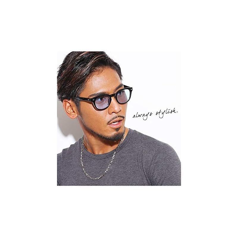 サングラス メンズ 偏光 ブルーレンズ 大きめ 7JEWELRY