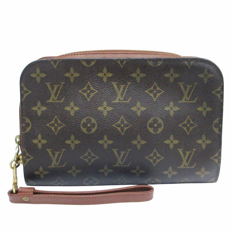 ルイヴィトン LOUIS VUITTON モノグラム オルセー M51790 セカンドバッグ クラッチバッグ 茶 ブラウン 系 0507