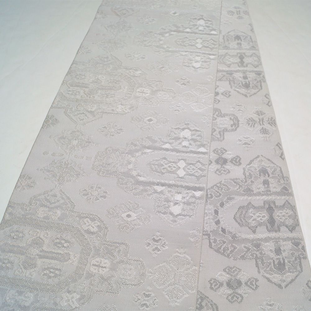 ミ*イ様 西陣 織工房平井 斜子織 綴れ織八寸名古屋帯 ミ*イ様 西陣 織工房平井 斜子織 綴れ織八寸名古屋