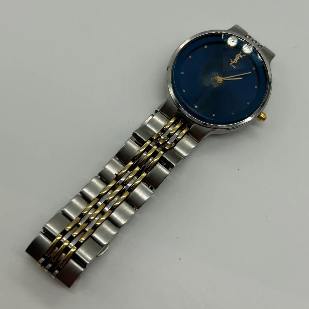4FM83 イヴ サンローラン YSL 腕時計 5421-H10031 クォーツ Yves saint Laurent イヴサンローラン メンズ 腕時計 5421