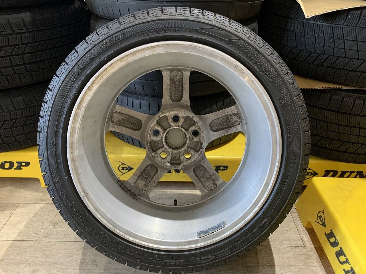 2506009】スタッドレス トヨタ アルテッツァ 純正 ホイール 17インチ 