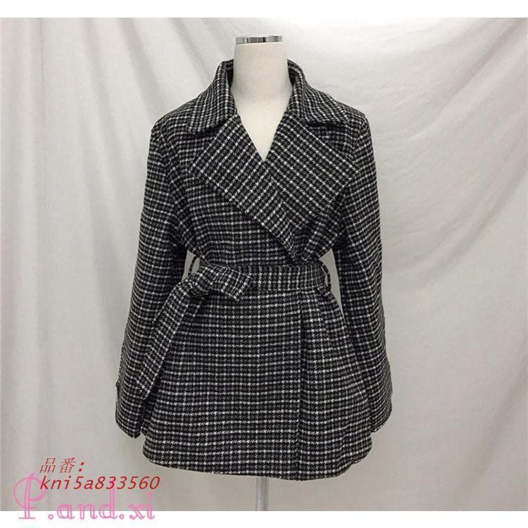チェスターコート レディース 秋冬 40代 スーツコート チェック柄ジャケット オシャレ ツイードコート 通勤 ミディアム丈 アウター 韓国風 着痩せ ゆったり kni5a833560