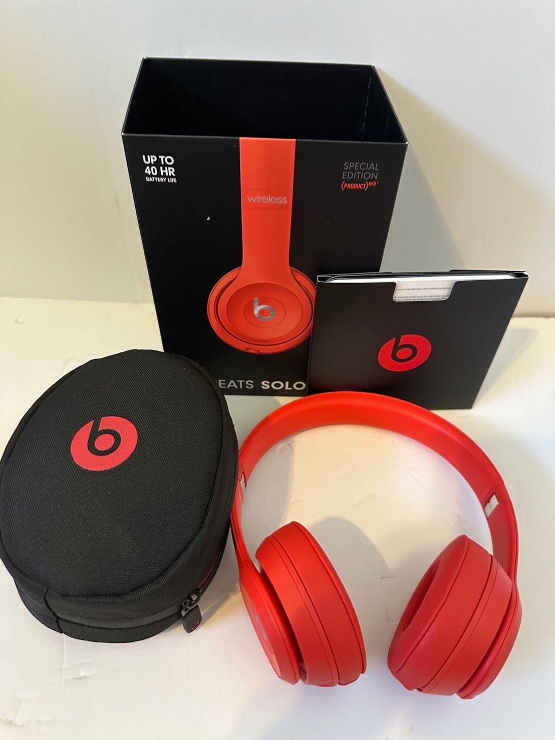 Beats Solo3 Wireless ワイヤレスヘッドホン - (PRODUCT)RED シトラス