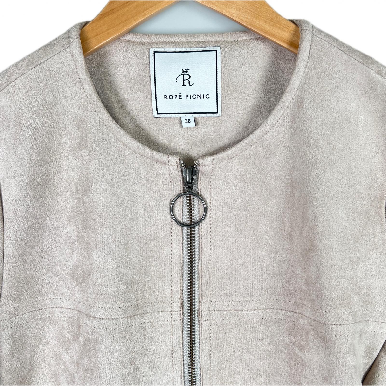 【美品】ROPE'PICNIC ロペピクニック ジャケット アウターベージュ38 新品未使用✨ROPE PICNIC ロペピクニック ジャケット、ベージュ38