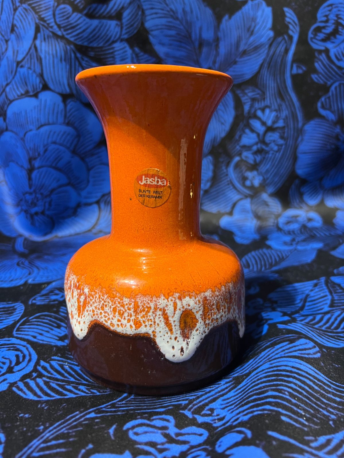 JASBA 西ドイツ 花瓶 ビンテージ 溶岩花瓶 602 1016 フラワーベース ファットラバ FAT LAVA FLOWER VASE by BAY KERAMIK 1020 foreign ミッドセンチュリー Made in germany
