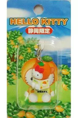 中古】キーホルダー・マスコット(キャラクター) キティ(みかん