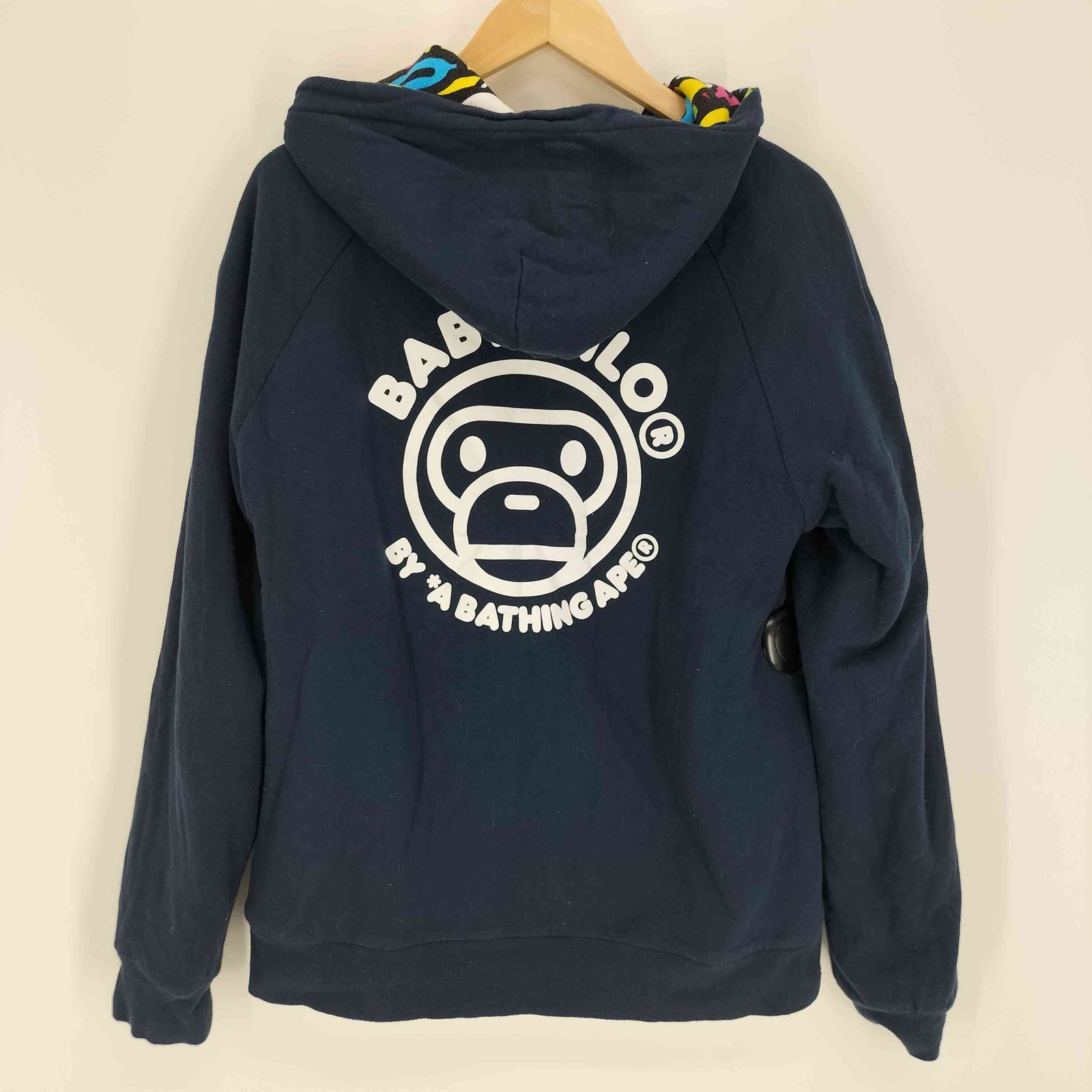 BABY MILO リバーシブル　アニマル総柄フリースパーカー BABY MILO リバーシブル アニマル総柄フリースパーカー