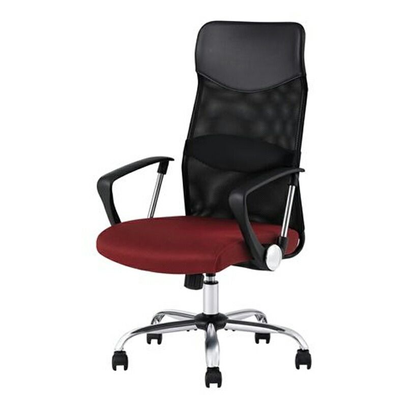 メーカー アイリスオーヤマ IRISOHYAMA 椅子 チェア メッシュバックチェアハイバック ボルドー OFC-MBHR|RD