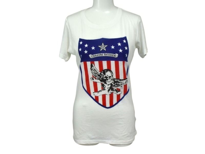 CHROME HEARTS クロムハーツ FOTI MISS LERLENE TEE 半袖Ｔシャツ RN 95024 コットン ホワイト サイズS 4b003377