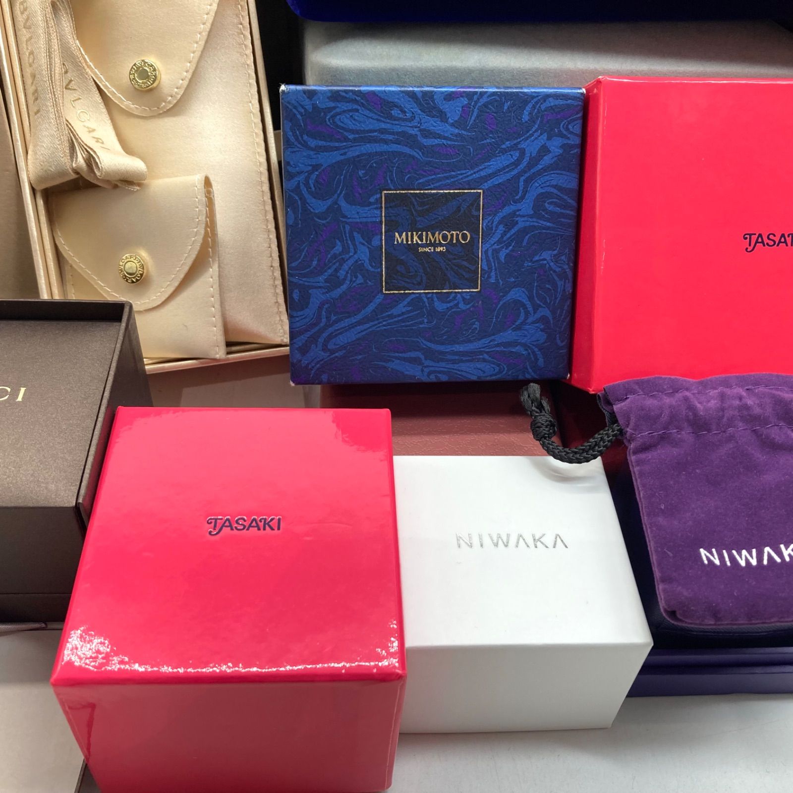 ジュエリーボックス30個まとめ】 指輪 リング ネックレス 時計