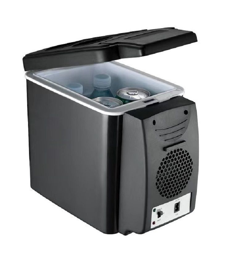 車載冷温庫 6L 自動車用 冷温庫 小型 保温保冷庫 24V クーラーボックス ミニ冷温庫 ポータブル コンパクト ドリンクホルダー付き