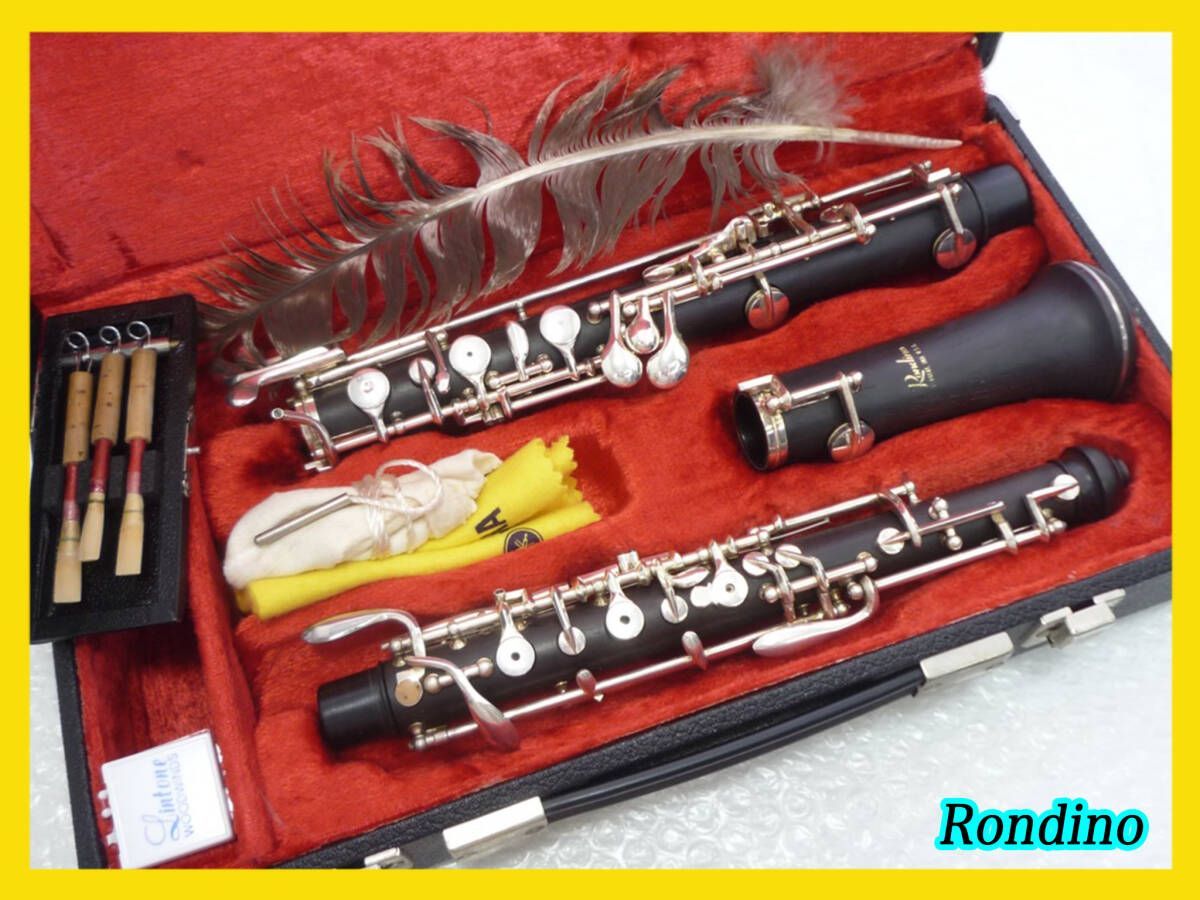 Rondino ロンディーノ プリマ楽器 オーボエ ハードケース システムセミオート グラナディラ 状態良好 管楽器 激 お買得 必見