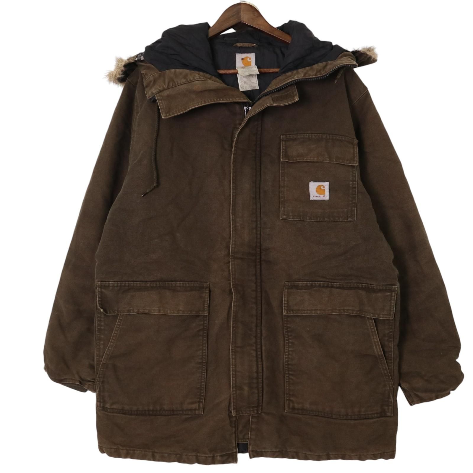 00年代 Carhartt カーハート シベリアンパーカー ワーク