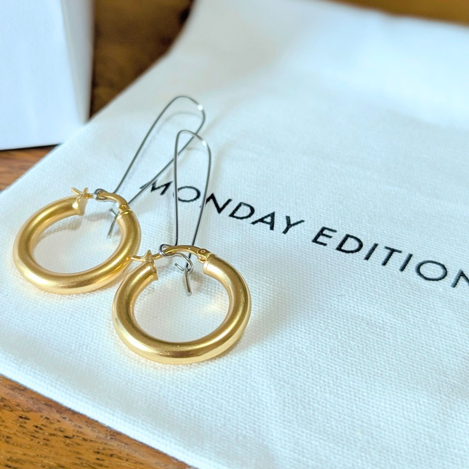 定価¥8,250 MONDAY EDITION monday edition ロングドロップフック 