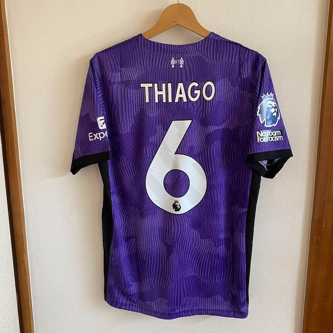 新品 23-24リヴァプール ユニフォーム 3rdキット#6 ティアゴ サッカー ジャージ