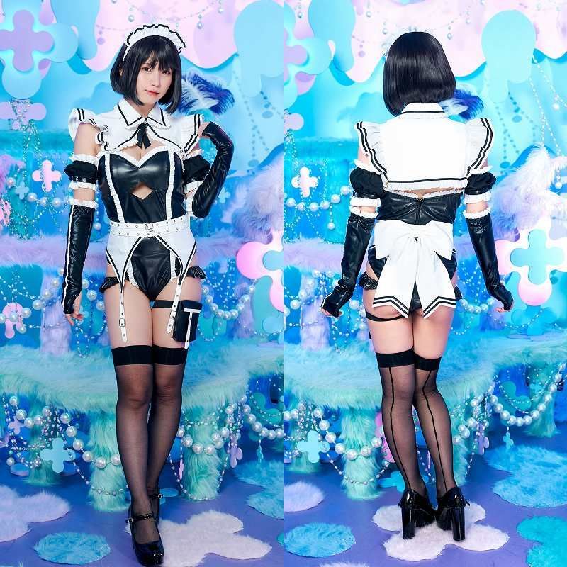 サイバーイリス レオタードメイド [近未来 コスプレ サイバー感