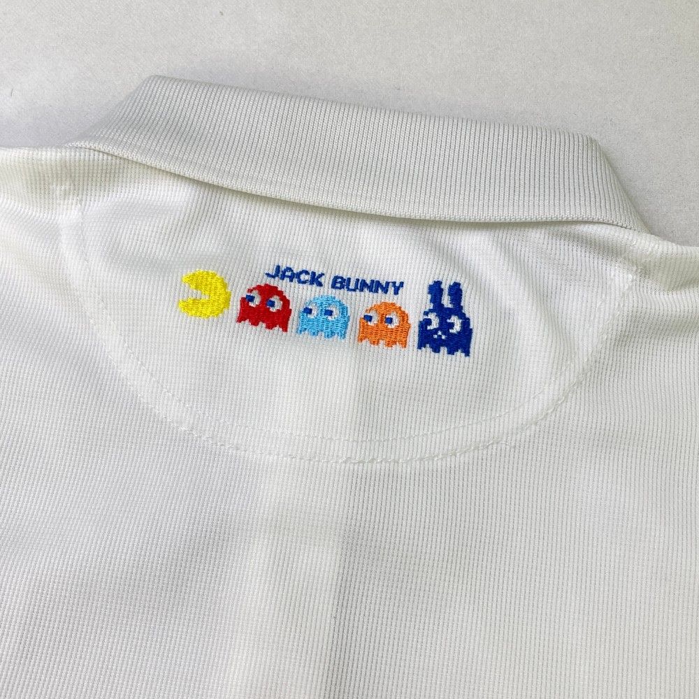 Jack Bunny!! ポロシャツ　パックマン　0サイズ サイズ：0 JACK BUNNY ジャックバニー ×PACMAN パックマン 半袖