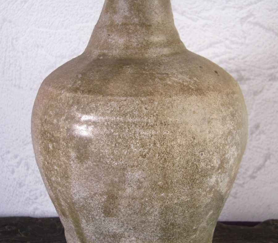 李朝　高麗白磁 　盤口瓶　徳利　時代箱付　V　R2178 李朝 高麗白磁 盤口瓶 徳利 時代箱付 V R2178