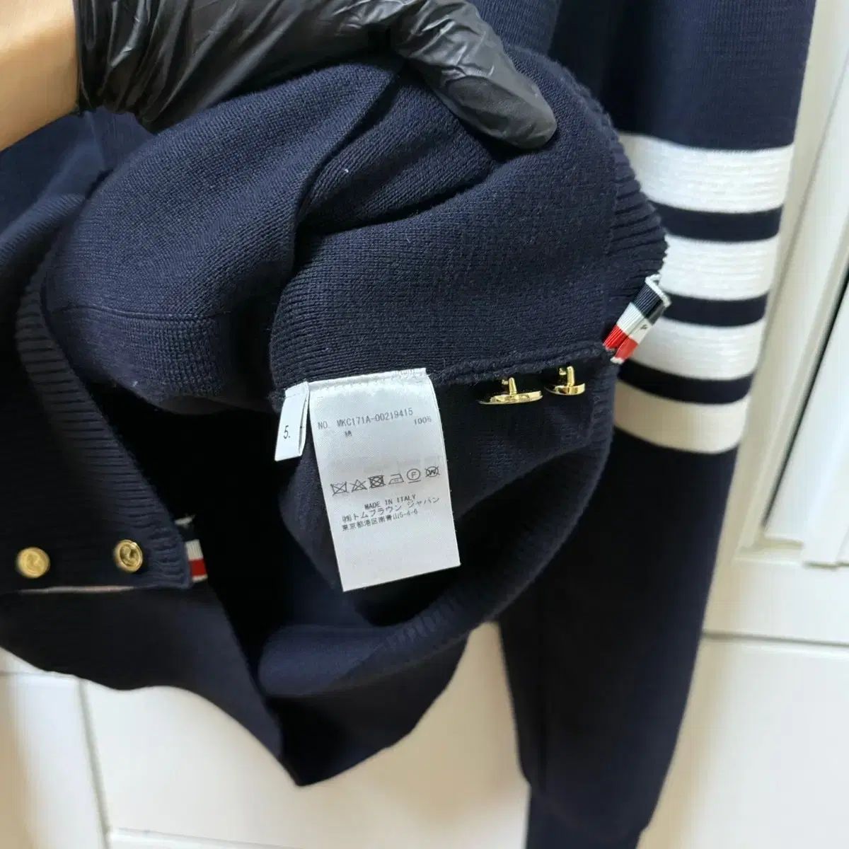 正規品 Thom Browne(トム・ブラウン) 四本サイドライン ミラノ