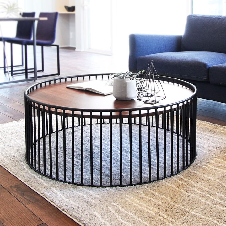 取付無料！モモナチュラル FDローテーブルS 北欧風天然無垢材昇降式