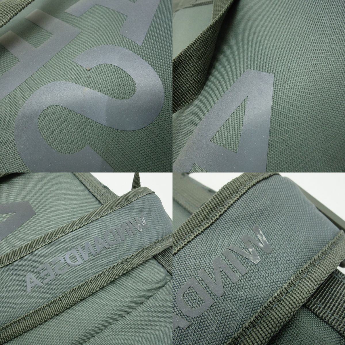 WIND AND SEA ウィンダンシー REFLECT (SEA) TOTE BACK PACK リフレクタートート リュック バックパック WDS-AC-121 ※中古