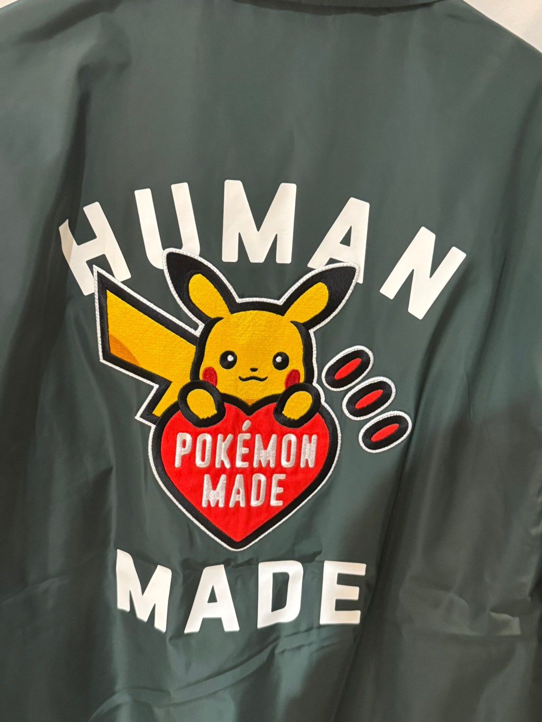 HUMAN MADE ポケモンCoach Jacket グリーン L POKEMON MADE COACH JACKET HUMANMADE ポケモン HUMAN MADE
