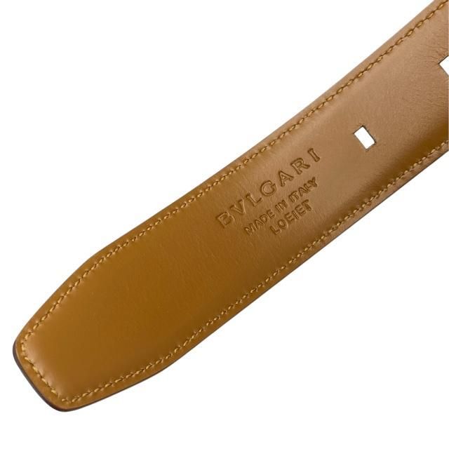 BVLGARI ブルガリ ベルト レザー ブラウン スクエア バックル BVLGARI ブルガリ ベルト スクエア バックル アクセサリー 小物