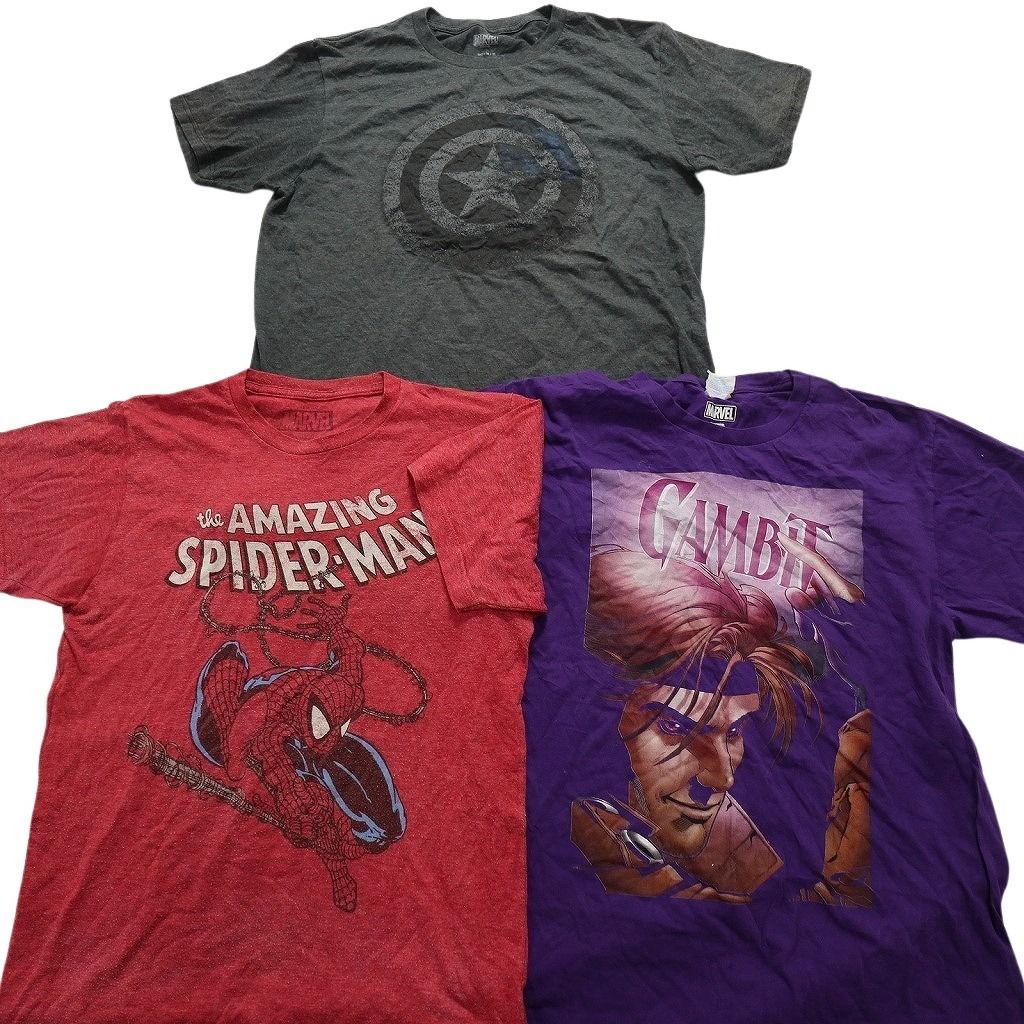 古着卸 まとめ売り マーベル DCコミック 半袖Tシャツ 14枚セット