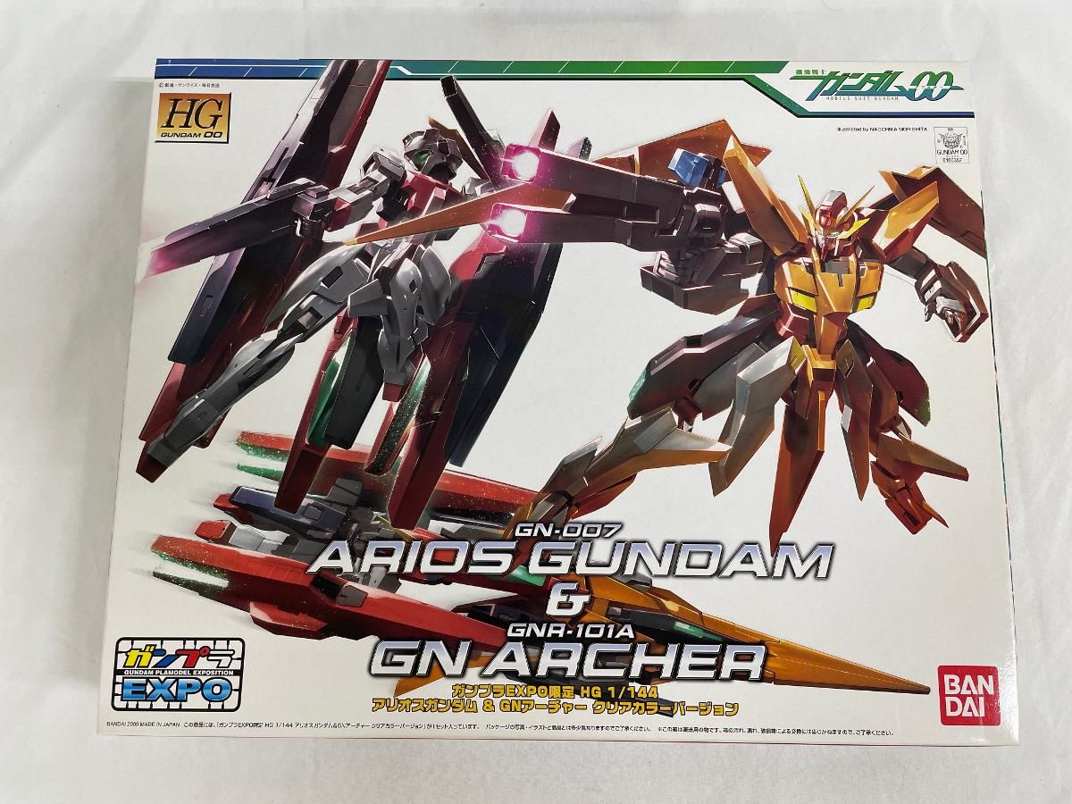 ガンプラEXPO HG 1 144アリオスガンダム-GNアーチャー クリア ver. プラモデル